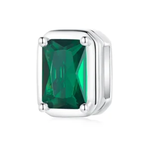 (bilde for) Pandora Style Emerald Clip - BSX005