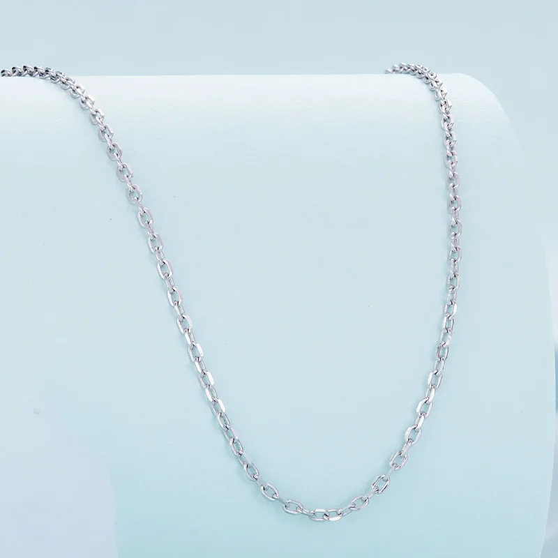 (bilde for) Pandora Style Enkelt Sølv Halskjede - SCA018 - Vis 2