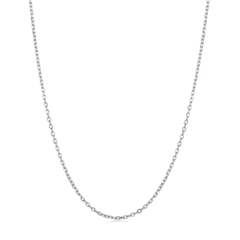 (bilde for) Pandora Style Enkelt Sølv Halskjede - SCA018 - Vis 3
