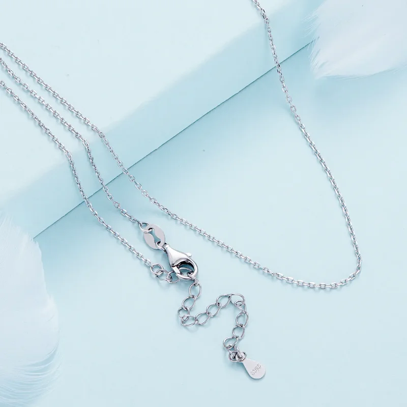 (bilde for) Pandora Style Enkelt Sølv Halskjede - SCA018 - Vis 4