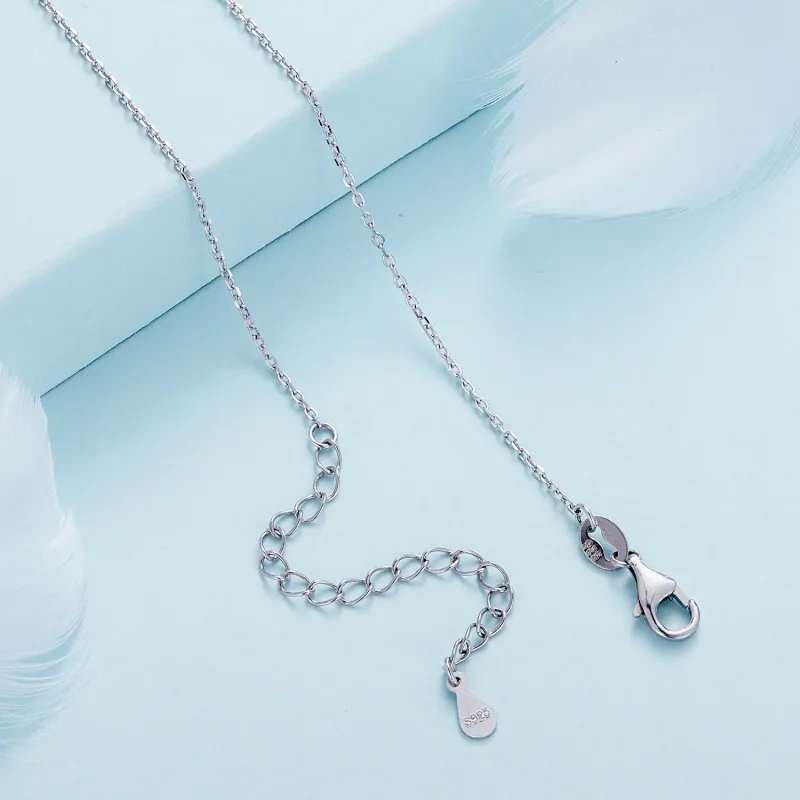 (bilde for) Pandora Style Enkelt Sølv Halskjede - SCA018 - Vis 5
