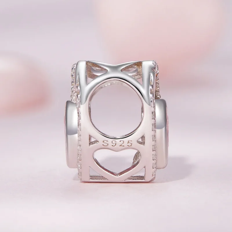 (bilde for) Pandora Style Eternal Heart Charm - BSC826 - Vis 3