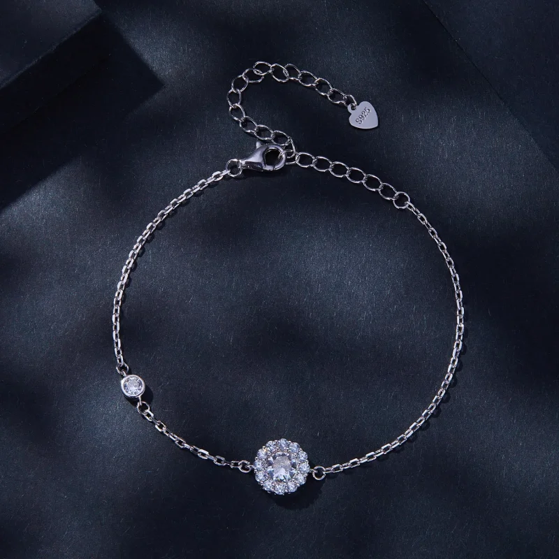 (bilde for) Pandora Style ett karat enkelt armbånd (ett sertifikat) - MSB007 - Vis 3