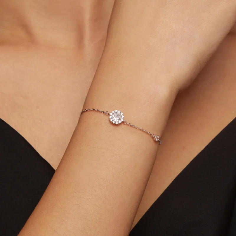 (bilde for) Pandora Style ett karat enkelt armbånd (ett sertifikat) - MSB007 - Vis 4
