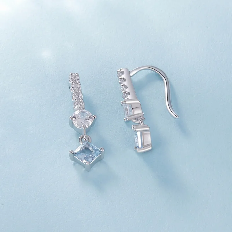 (bilde for) Pandora Style Exquisite Stone-Set Dangle øredobber - SCE1586 - Vis 4