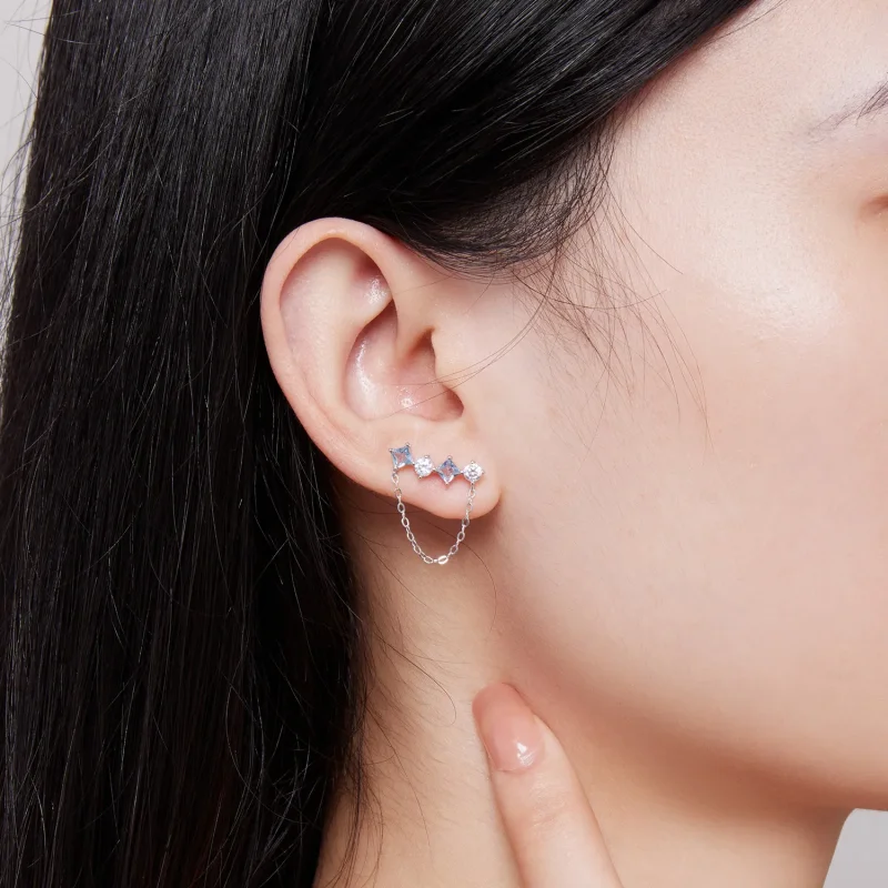 (bilde for) Pandora Style Exquisite Stone Studs øredobber - SCE1585 - Vis 5