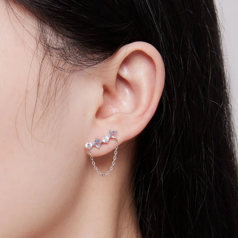 (bilde for) Pandora Style Exquisite Stone Studs øredobber - SCE1585 - Vis 6