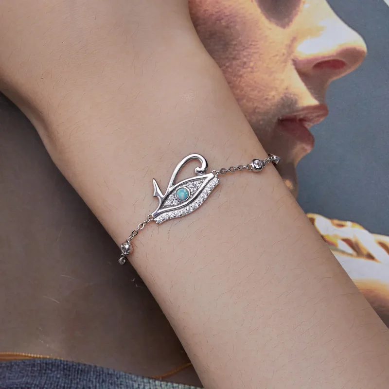 (bilde for) Pandora Style Eye of Horus Chain Armbånd - BSB114 - Vis 5