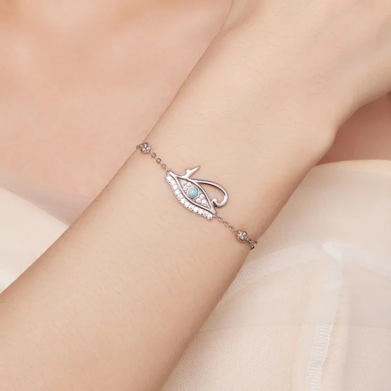 (bilde for) Pandora Style Eye of Horus Chain Armbånd - BSB114 - Vis 6