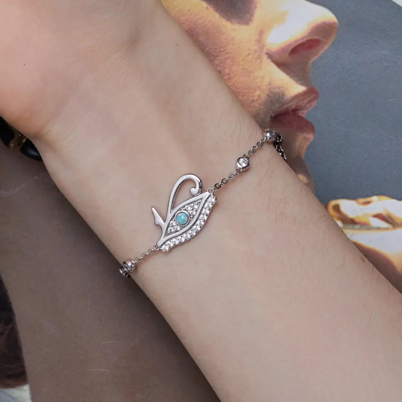 (bilde for) Pandora Style Eye of Horus Chain Armbånd - BSB114 - Vis 7