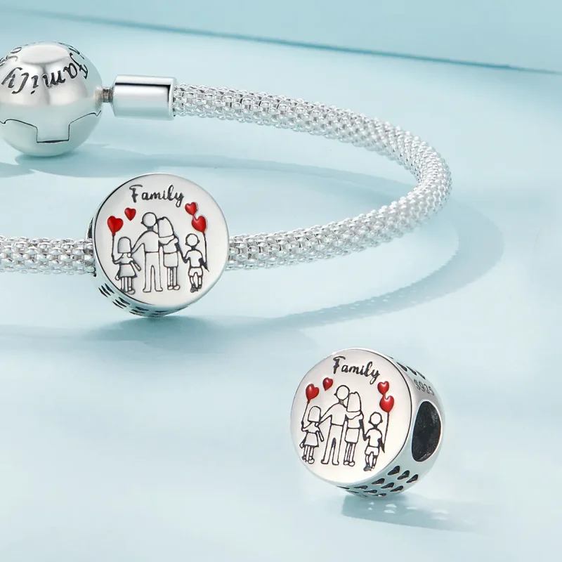 (bilde for) Pandora Style Family Charm - SCC2494 - Vis 4