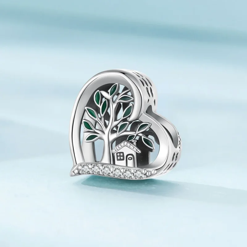 (bilde for) Pandora Style Family Tree Charm - SCC2624 - Vis 2