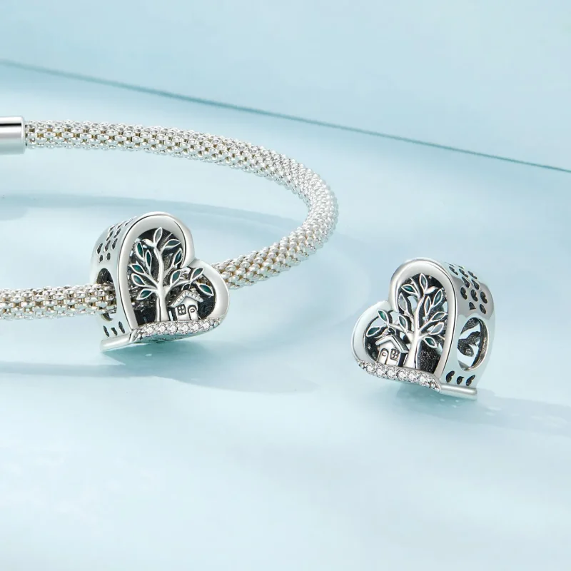 (bilde for) Pandora Style Family Tree Charm - SCC2624 - Vis 4