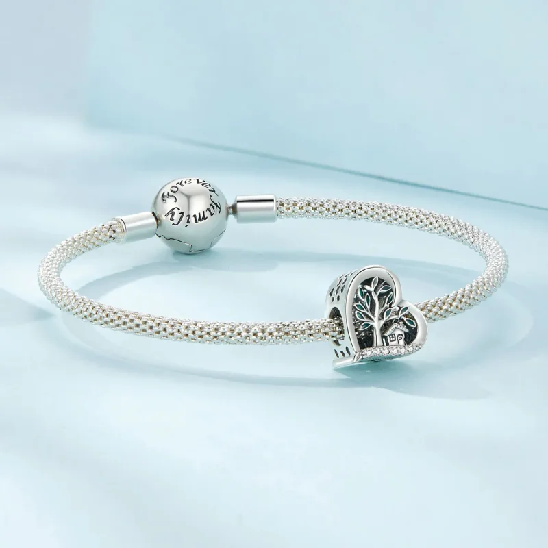 (bilde for) Pandora Style Family Tree Charm - SCC2624 - Vis 5