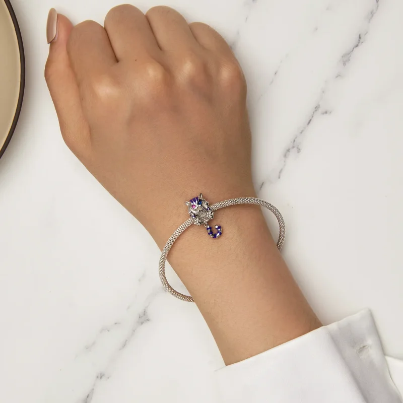 (bilde for) Pandora Style Fantasy Cat Charm - SCC2529 - Vis 7