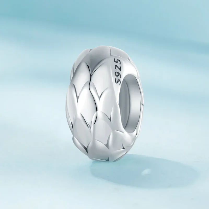 (bilde for) Pandora Style Feather Silikon Spacer - SCC2564 - Vis 2