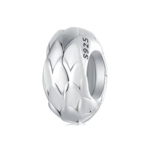 (bilde for) Pandora Style Feather Silikon Spacer - SCC2564