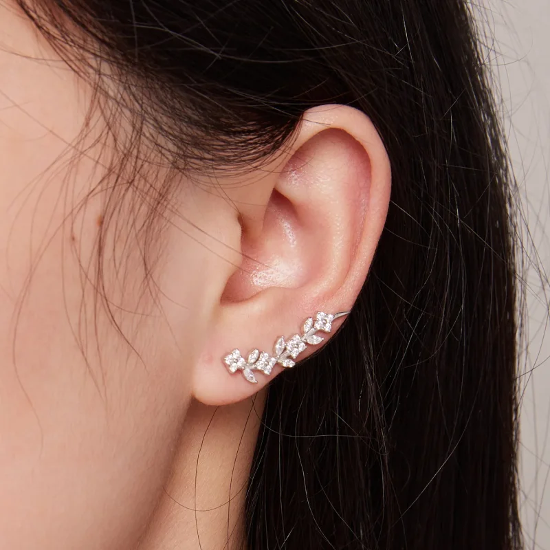 (bilde for) Pandora Style Firkløver Lange øredobber - BSE819 - Vis 5