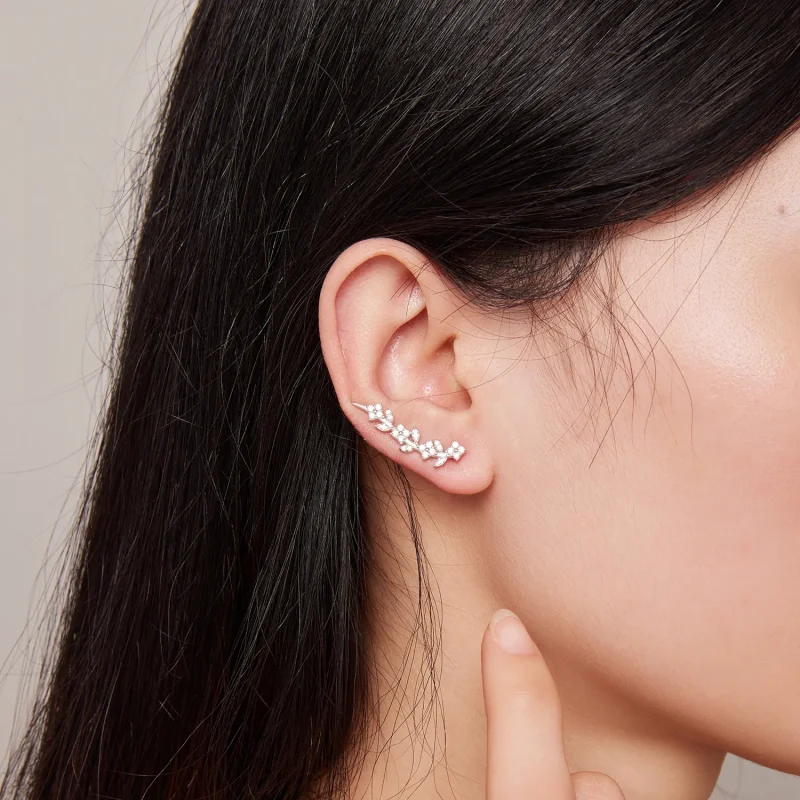 (bilde for) Pandora Style Firkløver Lange øredobber - BSE819 - Vis 6