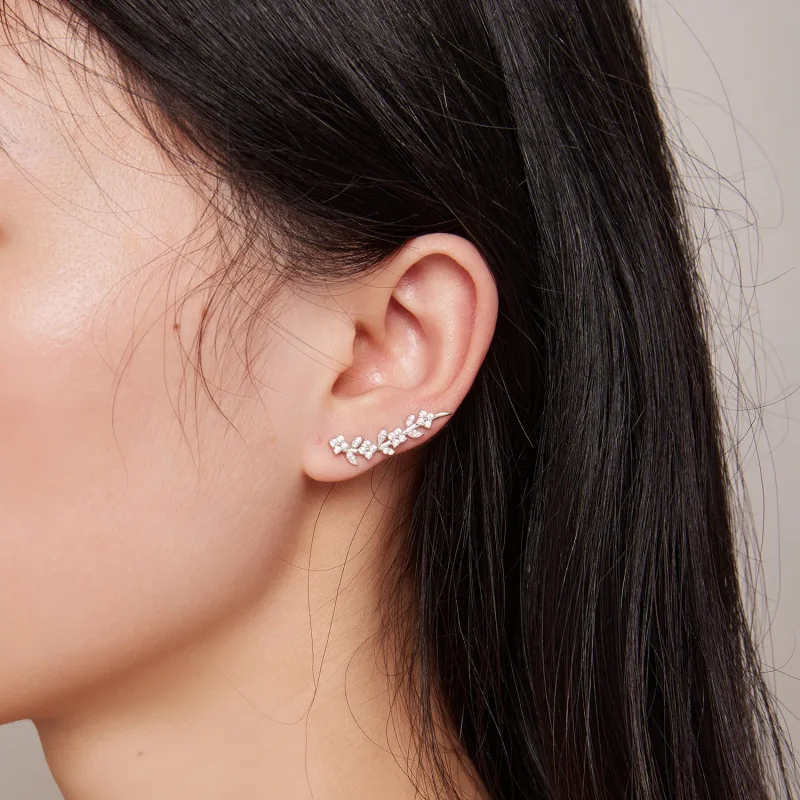 (bilde for) Pandora Style Firkløver Lange øredobber - BSE819 - Vis 7