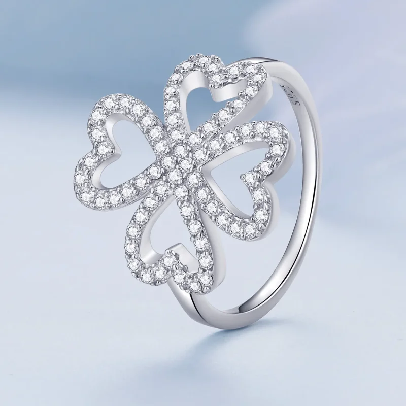 (bilde for) Pandora Style Firkløverring - BSR399 - Vis 2