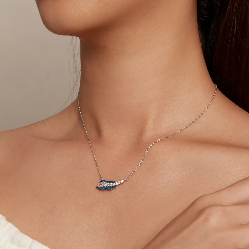 (bilde for) Pandora Style fjærhalskjede - BSN346 - Vis 6