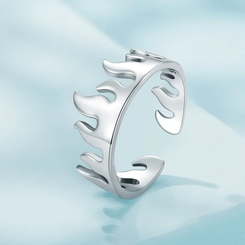 (bilde for) Pandora Style Flame Open Ring - SCR914 - Vis 2
