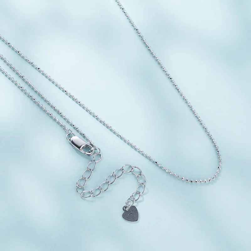 (bilde for) Pandora Style Flash Bead Chain Basic Halskjede - SCA027 - Vis 4