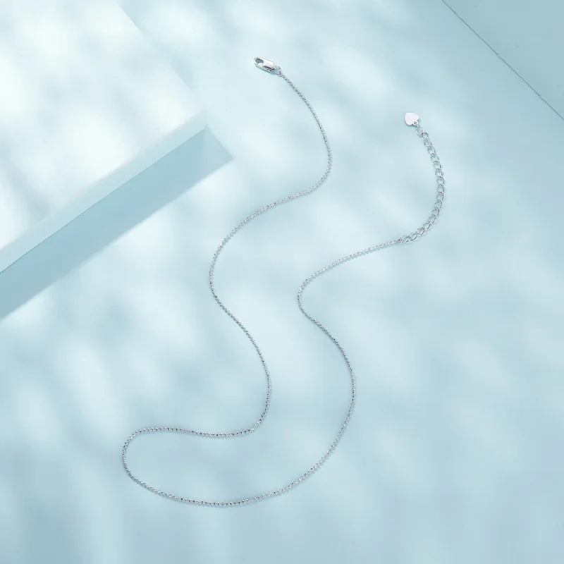 (bilde for) Pandora Style Flash Bead Chain Basic Halskjede - SCA027 - Vis 5