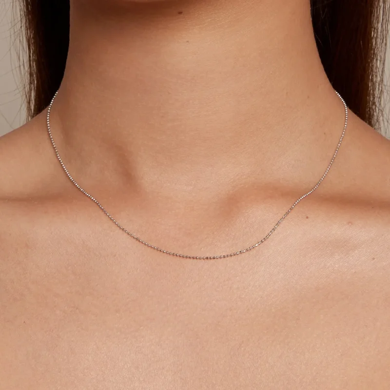 (bilde for) Pandora Style Flash Bead Chain Basic Halskjede - SCA027 - Vis 8