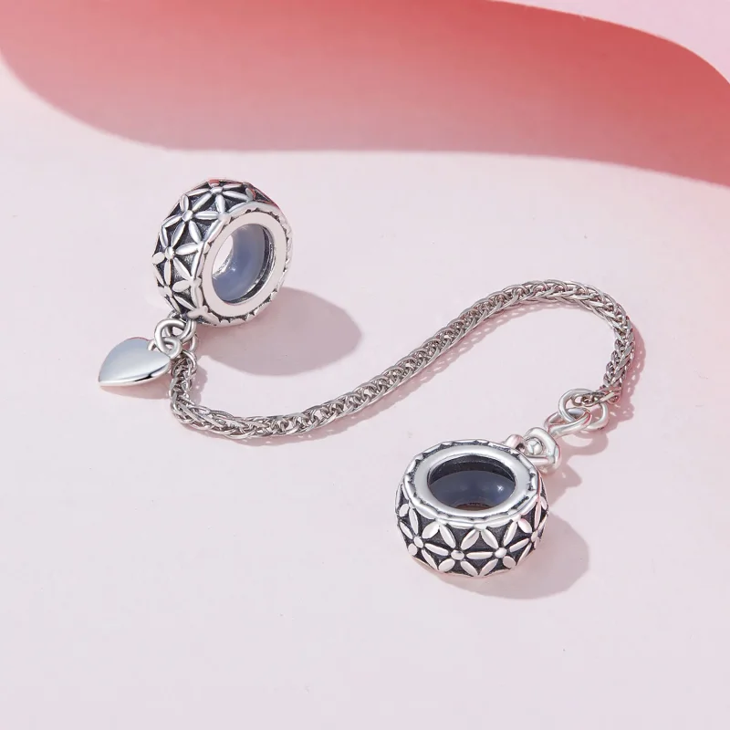 (bilde for) Pandora Style Flower of Life Silikon sikker kjede - SCC2632 - Vis 2