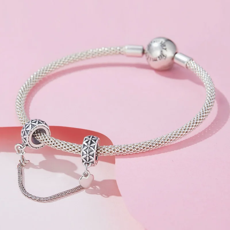 (bilde for) Pandora Style Flower of Life Silikon sikker kjede - SCC2632 - Vis 3