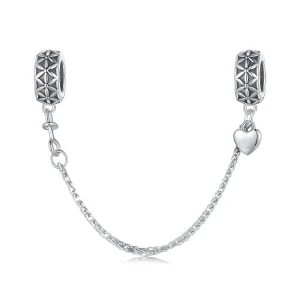 (bilde for) Pandora Style Flower of Life Silikon sikker kjede - SCC2632