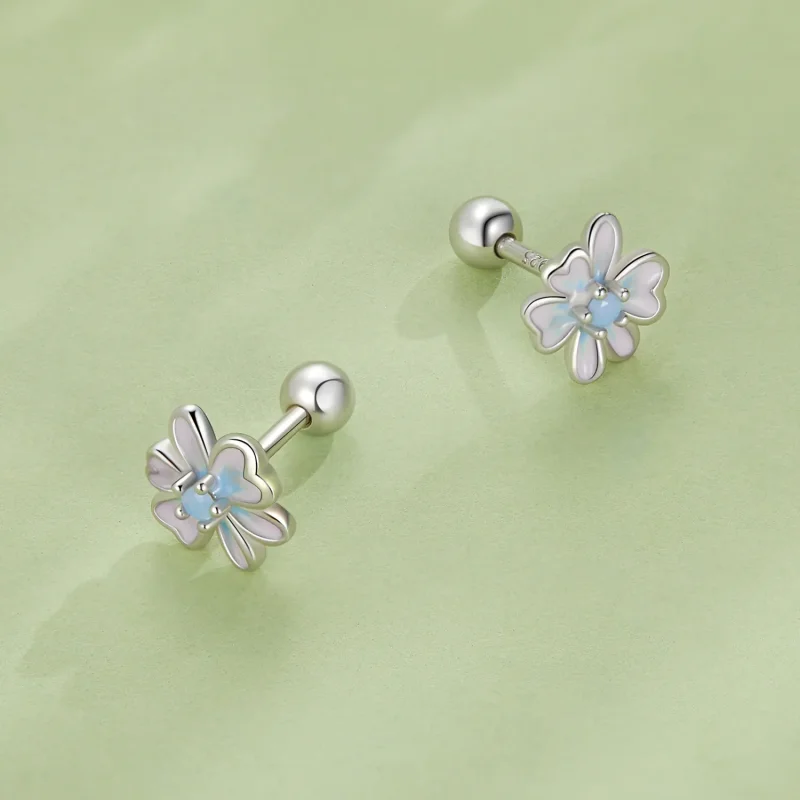 (bilde for) Pandora Style Flower Studs øredobber - SCE1572 - Vis 4