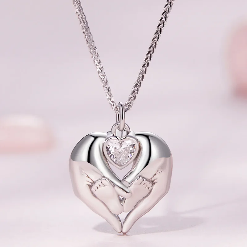 (bilde for) Pandora Style Footprint Halskjede - SCN497 - Vis 3