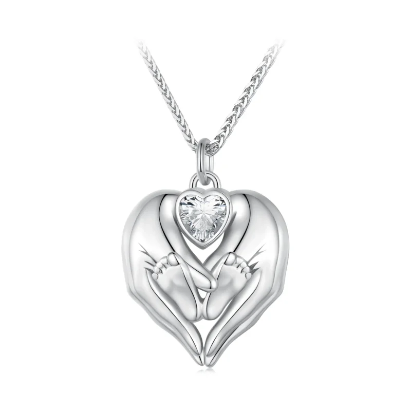 (bilde for) Pandora Style Footprint Halskjede - SCN497 - Vis 9