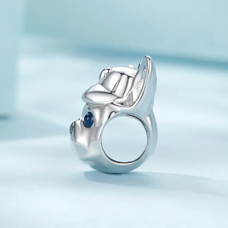(bilde for) Pandora Style French Bulldog Charm - SCC2588 - Vis 3