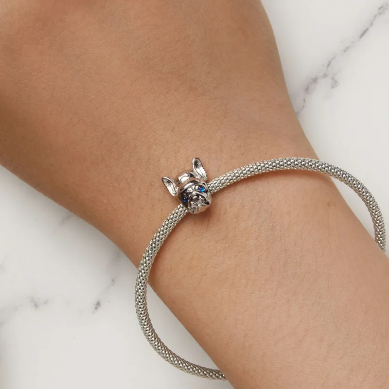 (bilde for) Pandora Style French Bulldog Charm - SCC2588 - Vis 7