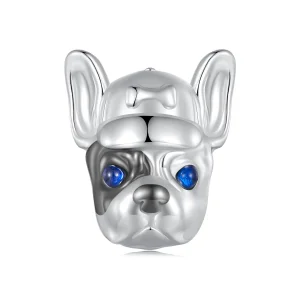 (bilde for) Pandora Style French Bulldog Charm - SCC2588