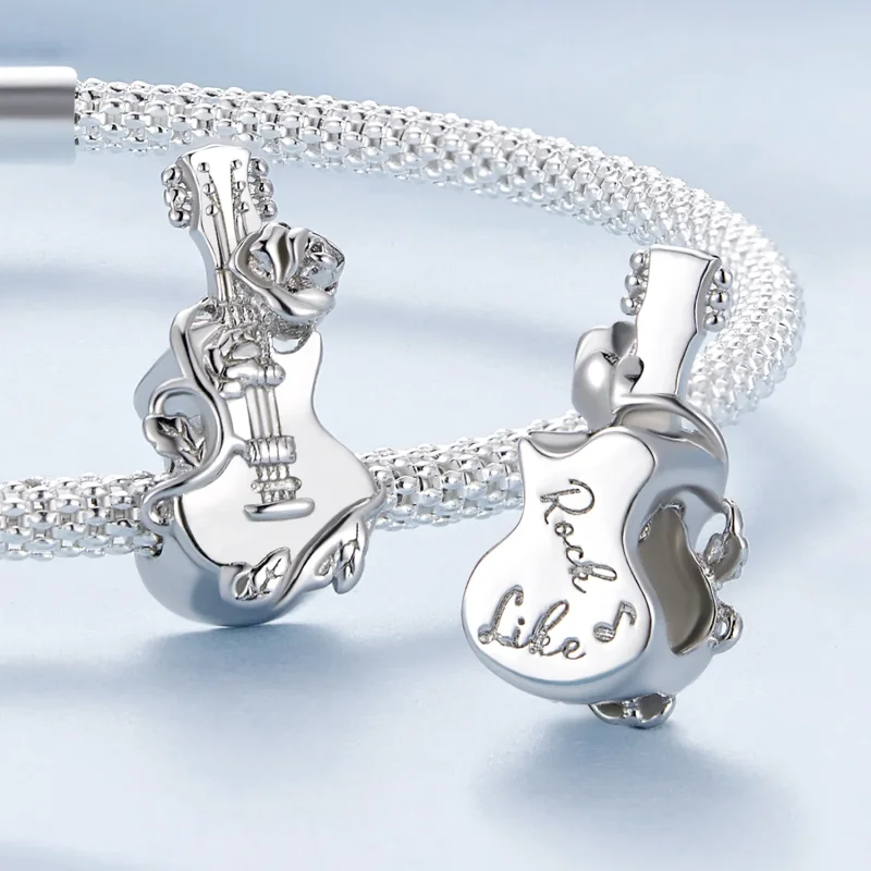 (bilde for) Pandora Style Gitar Charm - BSC813 - Vis 4
