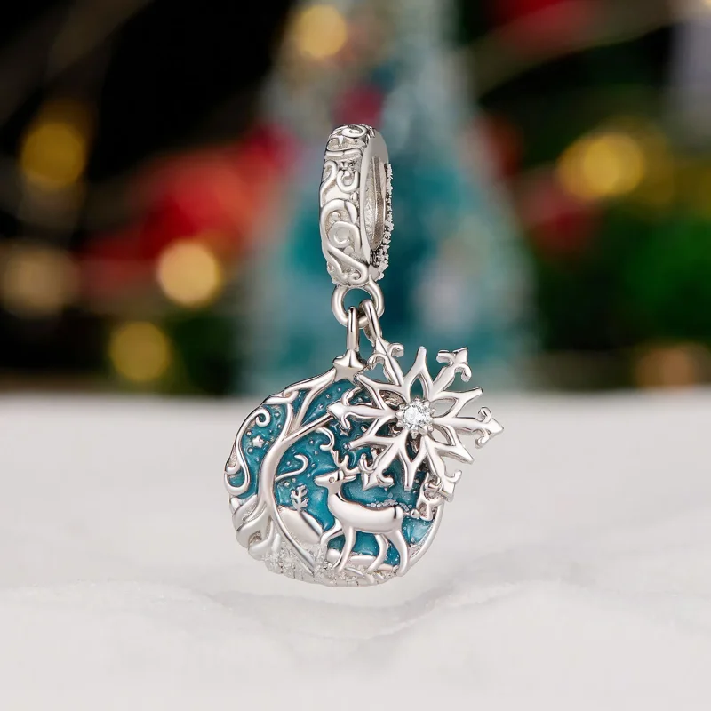 (bilde for) Pandora Style Glow-In-The-Dark Elg Dangle - SCC2661 - Vis 2
