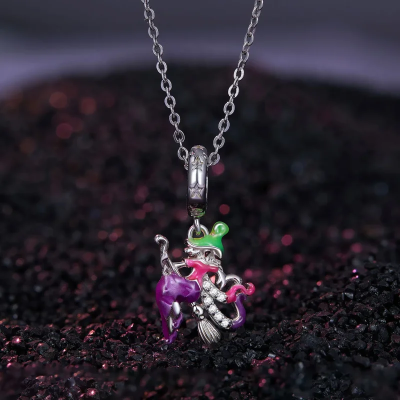(bilde for) Pandora Style Glow-in-the-dark heks Dangle - SCC2608 - Vis 2