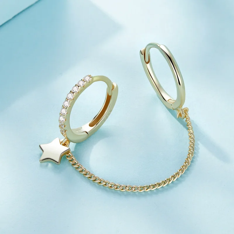 (bilde for) Pandora Style Golden Astropath Safe Chain - SCE914-B - Vis 3