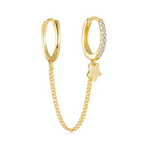 (bilde for) Pandora Style Golden Astropath Safe Chain - SCE914-B