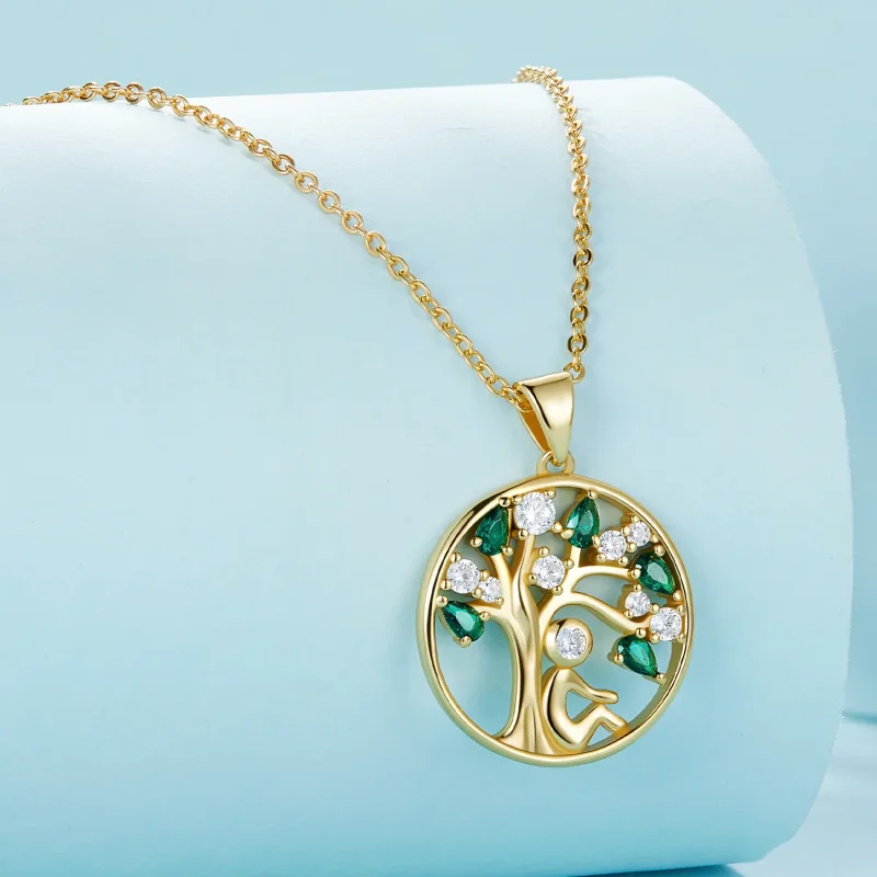 (bilde for) Pandora Style Golden Life Tree Halskjede - SCN094-B - Vis 3
