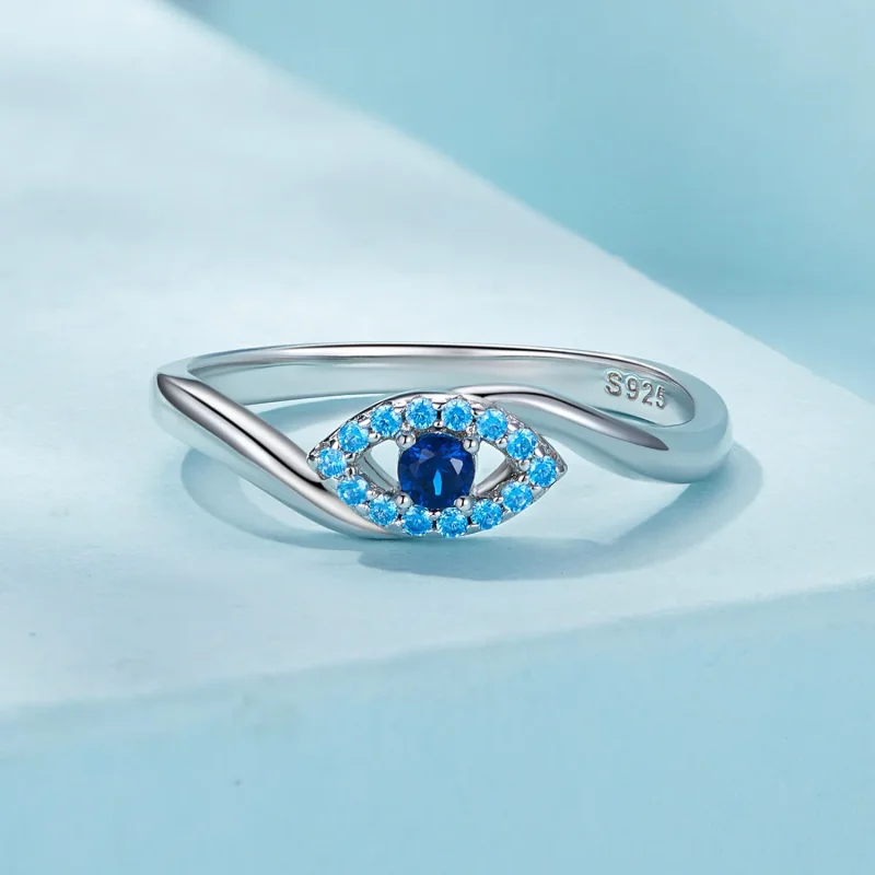 (bilde for) Pandora Style Guardian Demon Eye Ring - SCR947 - Vis 3