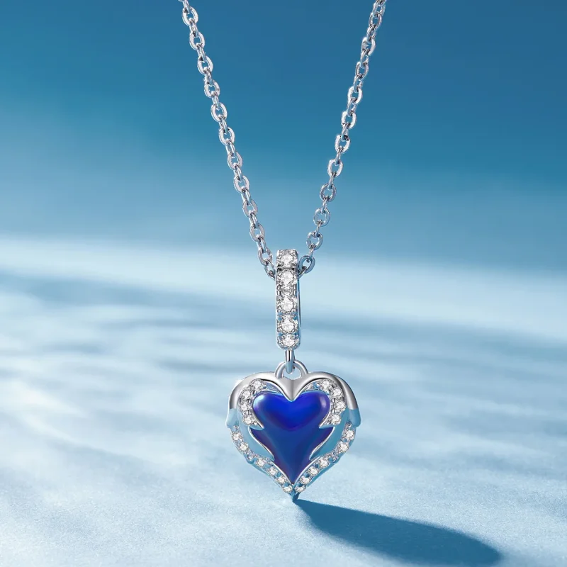 (bilde for) Pandora Style Guardian Heart Dangle - BSC900 - Vis 2