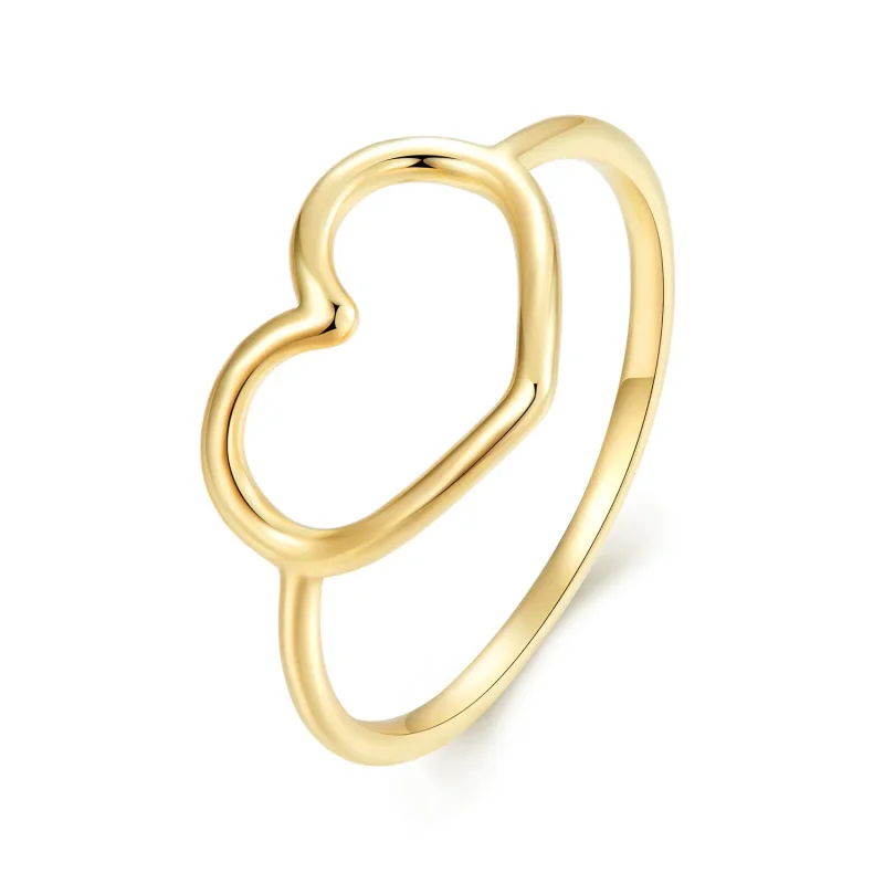 (bilde for) Pandora Style gull hjerteformet ring - SCR641-B - Vis 4