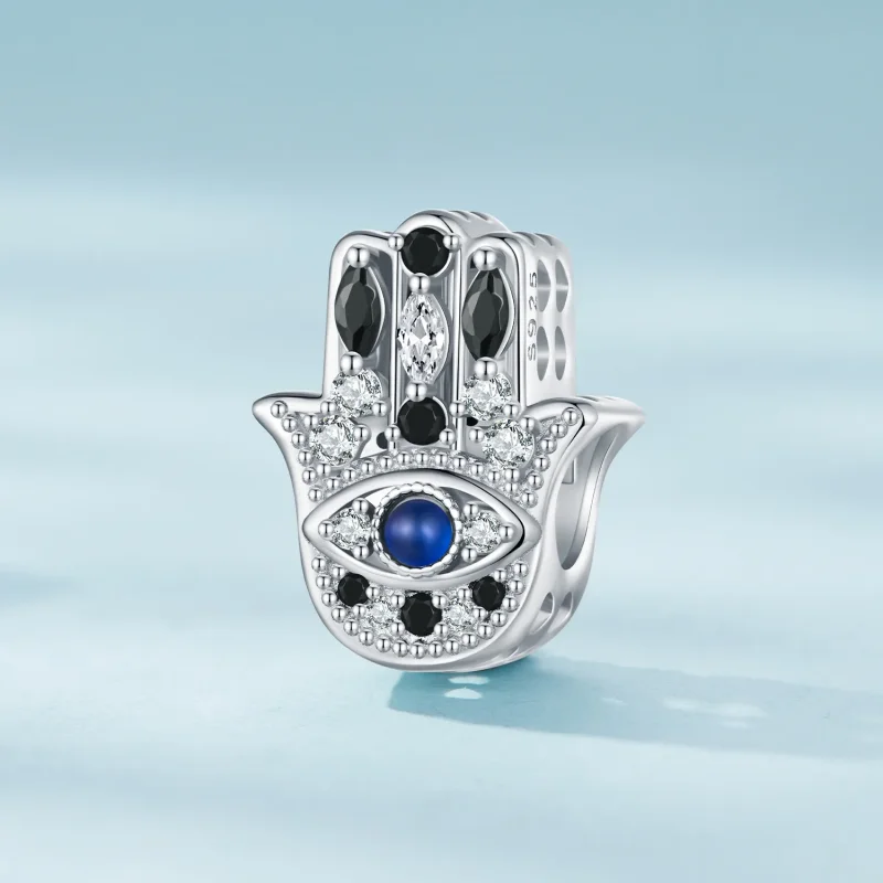 (bilde for) Pandora Style Hand of Fatima Charm - SCC2522 - Vis 2