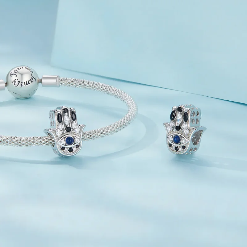 (bilde for) Pandora Style Hand of Fatima Charm - SCC2522 - Vis 4